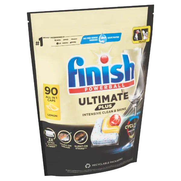 Finish Powerball Ultimate Plus All in 1 Citrom mosogatógép kapszula 90 db 1098 g termékhez kapcsolódó kép