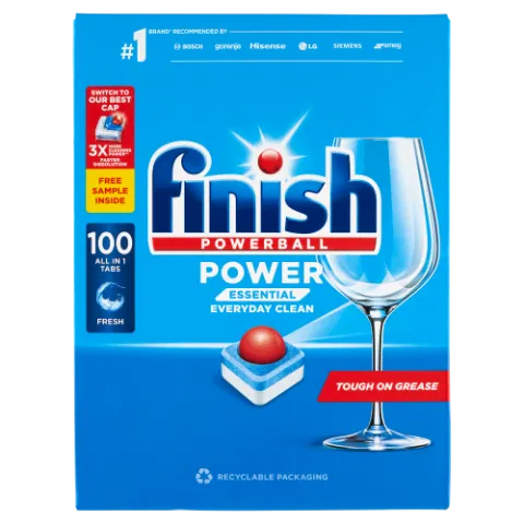 Finish Powerball Regular mosogatógép tabletta 100 db 1300 g + 2 kapszula 24,4 g termékhez kapcsolódó kép