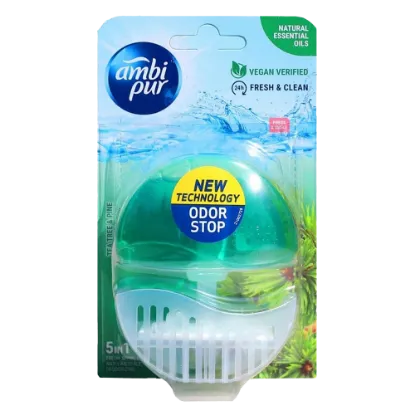 Ambipur wc gél 55ml + készülék tea & pine termékhez kapcsolódó kép