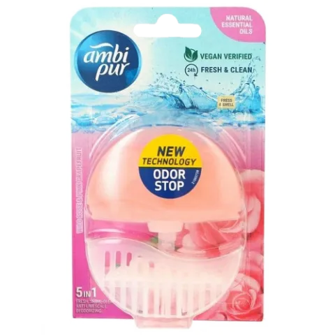 Ambipur wc gél 55ml + készülék rose & grape termékhez kapcsolódó kép