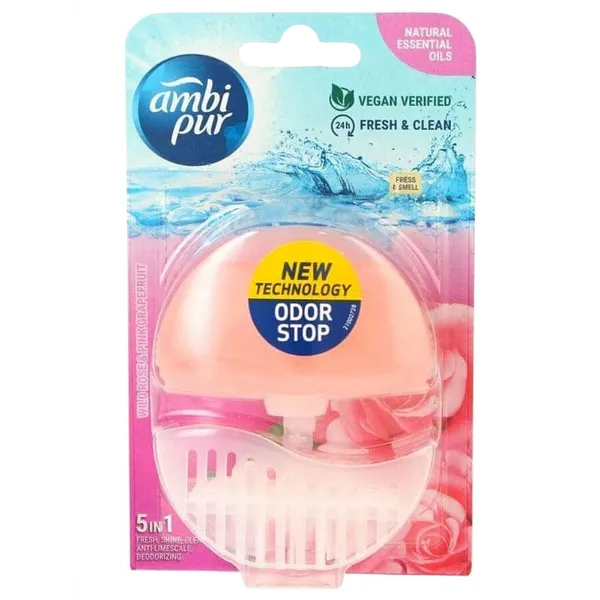 Ambipur wc gél 55ml + készülék rose & grape termékhez kapcsolódó kép
