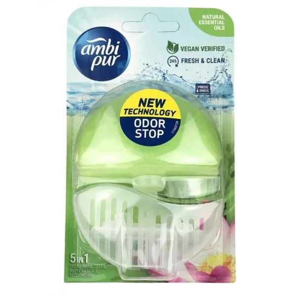 Ambipur wc gél 55ml + készülék bamboo & lotus termékhez kapcsolódó kép