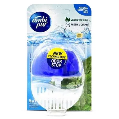 Ambipur wc gél 55ml + készülék water & mint termékhez kapcsolódó kép
