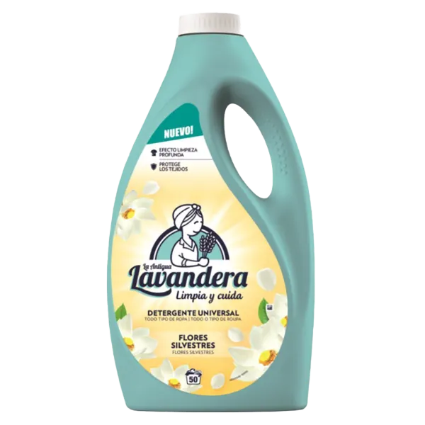 Lavandera mosógél 2,5l Flores Silvestres 50 mosás termékhez kapcsolódó kép