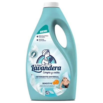Lavandera mosógél 2,49l Sensitive, Baby 83 mosás termékhez kapcsolódó kép