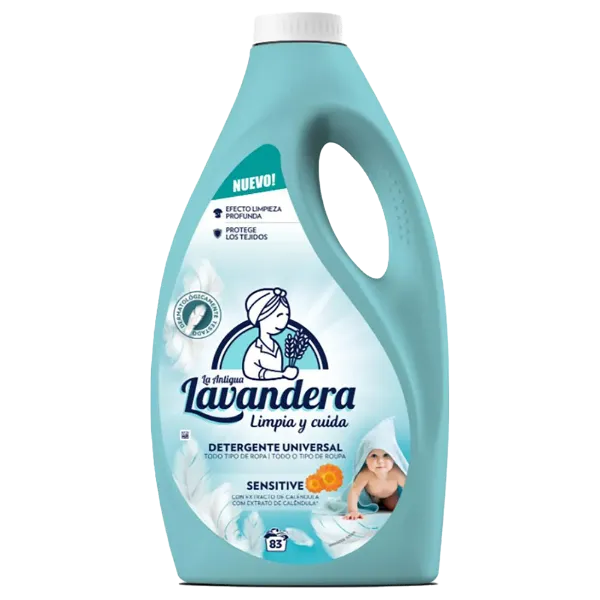 Lavandera mosógél 2,49l Sensitive, Baby 83 mosás termékhez kapcsolódó kép