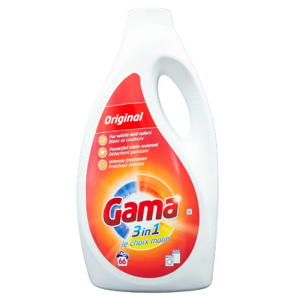 Gama mosógél 3l Universal 66 mosás termékhez kapcsolódó kép