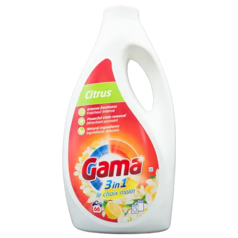 Gama mosógél 3l Citrus 66 mosás termékhez kapcsolódó kép