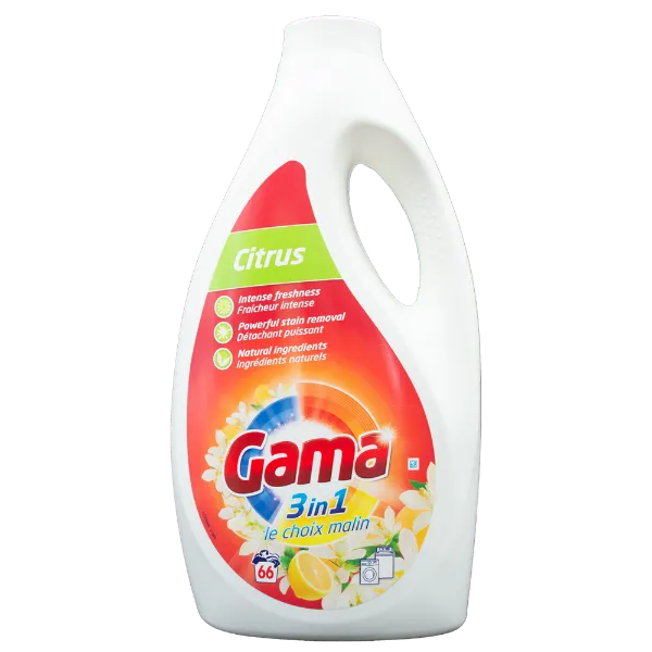 Gama mosógél 3l Citrus 66 mosás termékhez kapcsolódó kép