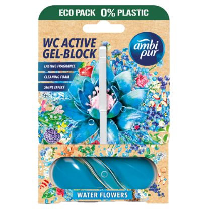 Ambipur aktív wc gél blokk 45g water & flowers termékhez kapcsolódó kép