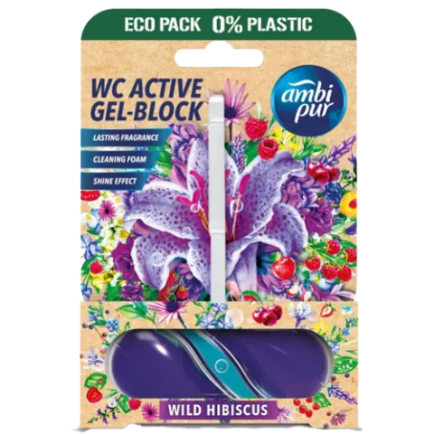 Ambipur aktív wc gél blokk 45g wild hibiskus termékhez kapcsolódó kép