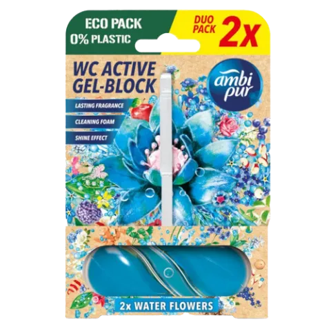 Ambipur aktív wc gél blokk 2x45g water flowers termékhez kapcsolódó kép