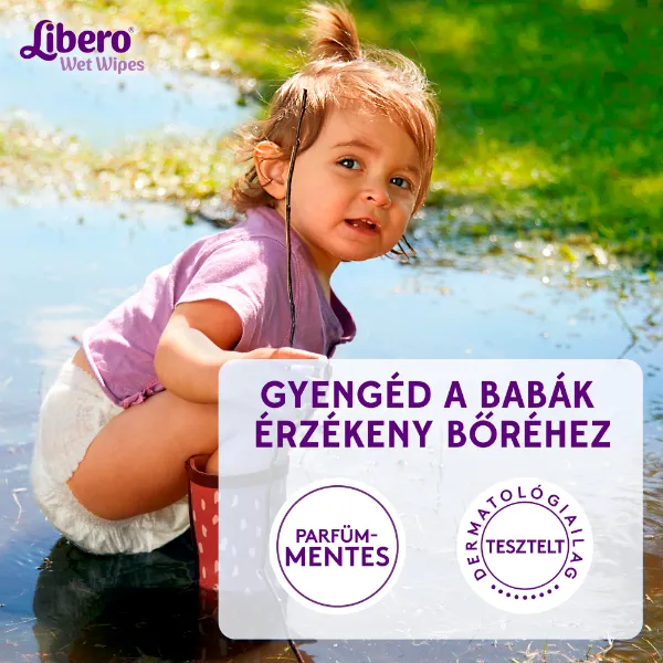 Libero műanyagtól mentes nedves törlőkendő 64 db termékhez kapcsolódó kép