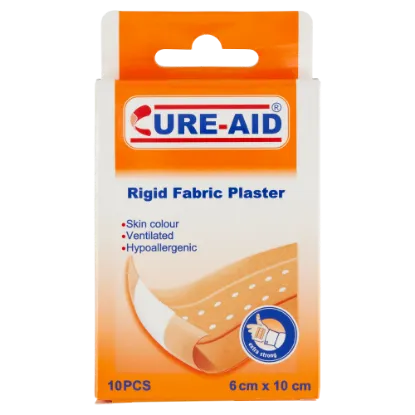 Cure-Aid kemény textil ragtapasz 6 cm x 10 cm 10 db termékhez kapcsolódó kép