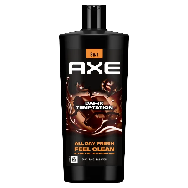 AXE Dark Temptation 3 in 1 tusfürdő testre, arcra, hajra 700 ml termékhez kapcsolódó kép
