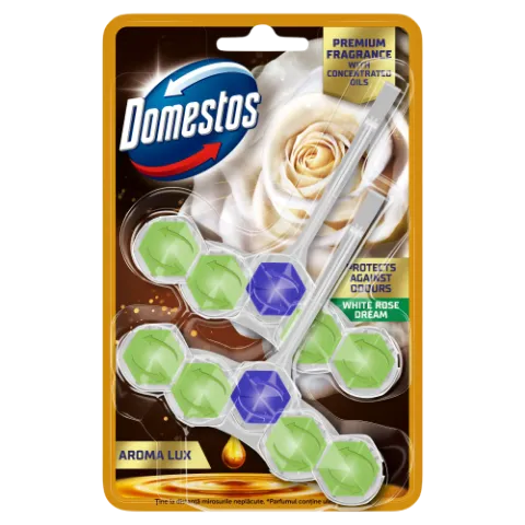Domestos Aroma Lux White Rose Dream WC frissítő blokk 2 x 50 g termékhez kapcsolódó kép