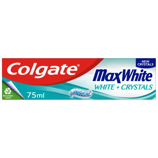 Colgate Max White White Crystals fogfehérítő fogkrém 75ml termékhez kapcsolódó kép