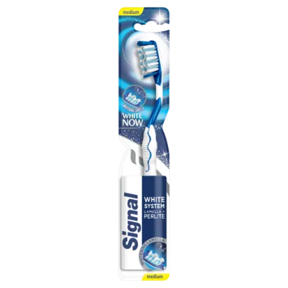 Signal White Now White System közepes keménységű fogkefe termékhez kapcsolódó kép
