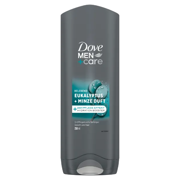 Dove Men+Care Eucalyptus + Mint tusfürdő testre, arcra, hajra 250 ml termékhez kapcsolódó kép