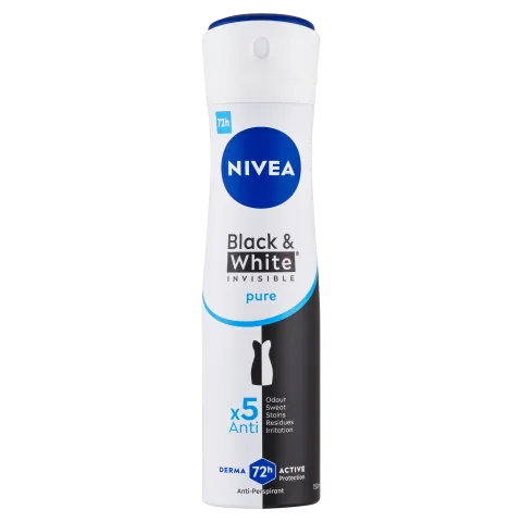 NIVEA Black & White Invisible Pure izzadásgátló 150 ml termékhez kapcsolódó kép