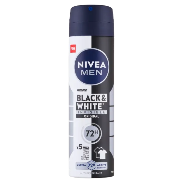 NIVEA MEN Black & White Invisible Original izzadásgátló 150 ml termékhez kapcsolódó kép
