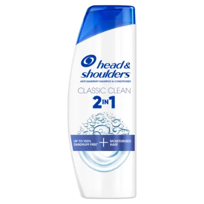 Head & Shoulders Classic Clean 2az1-ben korpásodás elleni sampon 400ml. Friss tiszta Illat termékhez kapcsolódó kép