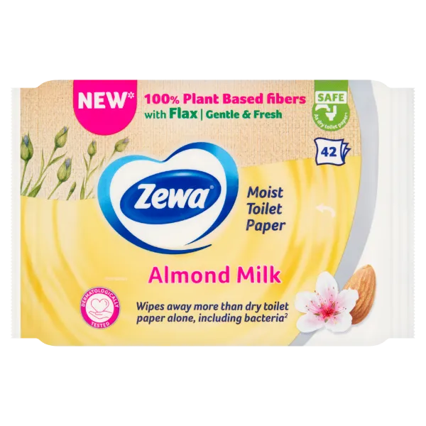 Zewa Almond Milk nedves toalettpapír 42 db termékhez kapcsolódó kép