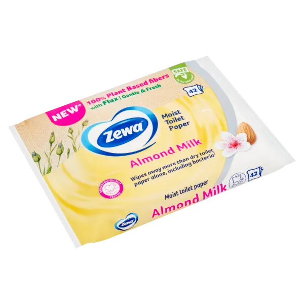 Zewa Almond Milk nedves toalettpapír 42 db termékhez kapcsolódó kép