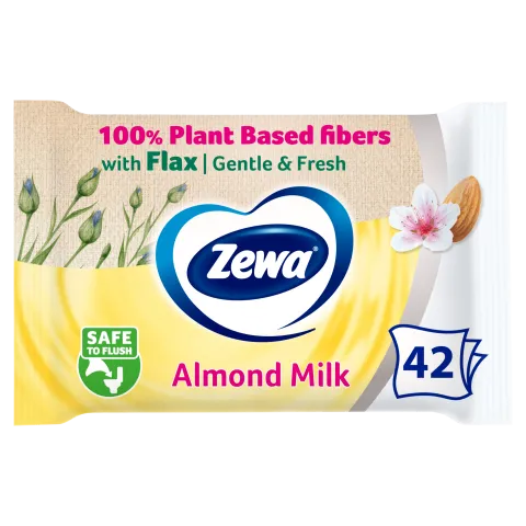 Zewa Almond Milk nedves toalettpapír 42 db termékhez kapcsolódó kép