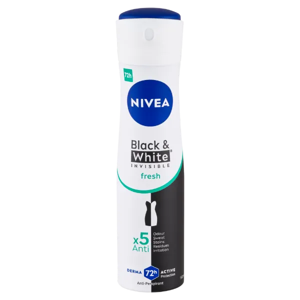 NIVEA Black & White Invisible Fresh izzadásgátló 150 ml termékhez kapcsolódó kép