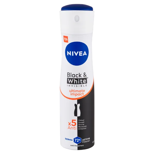 NIVEA Black & White Invisible Ultimate Impact izzadásgátló 150 ml termékhez kapcsolódó kép