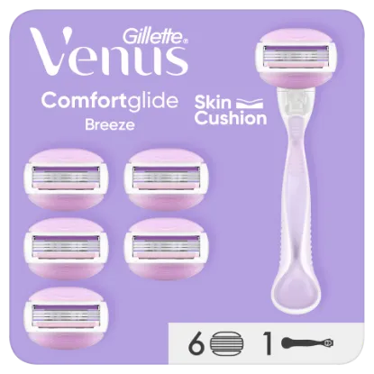 Venus Comfortglide Breeze Borotva, 6 Borotvapenge termékhez kapcsolódó kép