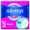 Always Ultra Super (2-es méret) Szárnyas Egészségügyi Betét, 8 Db termékhez kapcsolódó kép