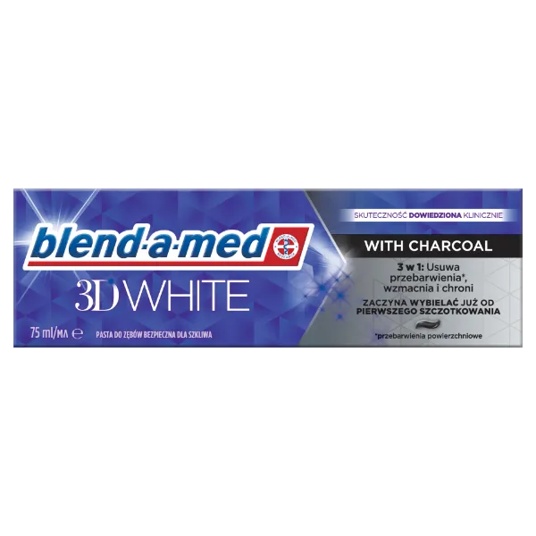 Blend-a-med 3DW Charcoal fogkrém 75ml termékhez kapcsolódó kép
