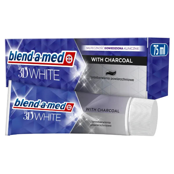 Blend-a-med 3DW Charcoal fogkrém 75ml termékhez kapcsolódó kép