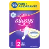 Always Platinum Super Szárnyas Egészségügyi Betét, 26 db termékhez kapcsolódó kép
