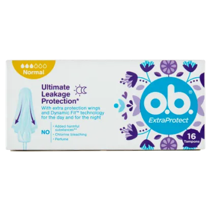 o.b. ExtraProtect Normal tampon 16 db termékhez kapcsolódó kép