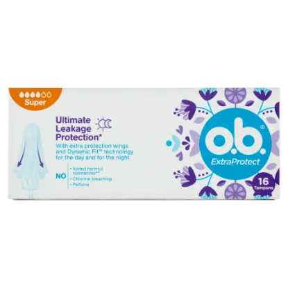 o.b. ExtraProtect Super tampon 16 db termékhez kapcsolódó kép
