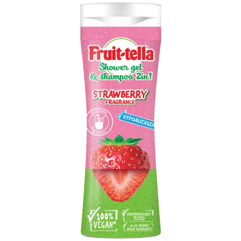 Fruittella tusfürdő és sampon 2in1 300 ml - Eper termékhez kapcsolódó kép