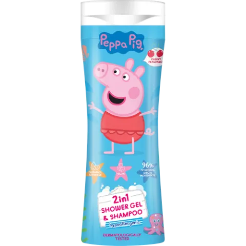 Peppa Malac tusfürdő és sampon 2in1 300 ml - Cseresznye termékhez kapcsolódó kép