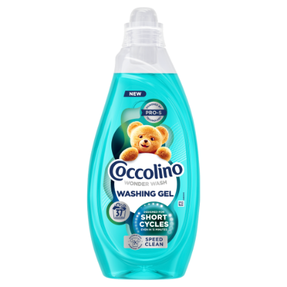 Coccolino Wonder Wash Speed Clean folyékony mosószer 37 mosás 1480 ml  termékhez kapcsolódó kép