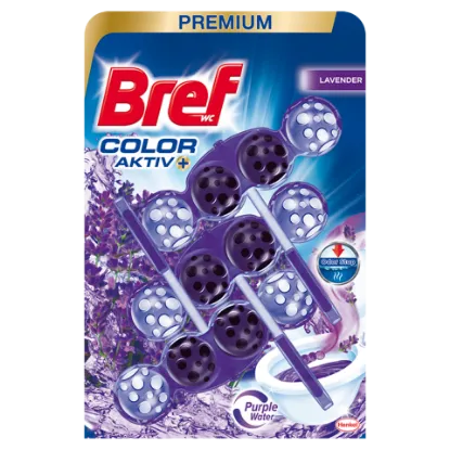 Bref Color Aktiv Lavender WC frissítő 3 x 50 g termékhez kapcsolódó kép