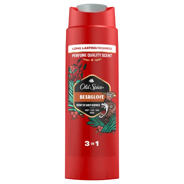 Old Spice Bearglove Tusfürdő És Sampon Férfiaknak 250ml, 3az1-ben termékhez kapcsolódó kép