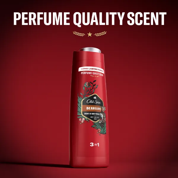 Old Spice Bearglove Tusfürdő És Sampon Férfiaknak 250ml, 3az1-ben termékhez kapcsolódó kép