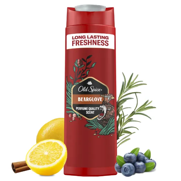 Old Spice Bearglove Tusfürdő És Sampon Férfiaknak 250ml, 3az1-ben termékhez kapcsolódó kép