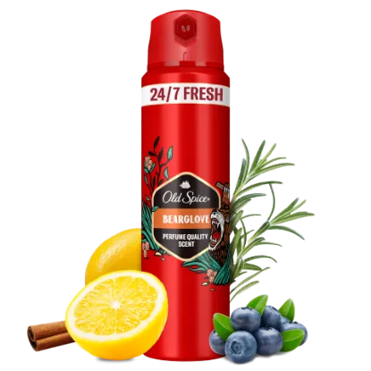 Old Spice Bearglove Deo Spray Férfiaknak, 150 ml, 48 Órás Frissesség, 0% Alumíniumsó termékhez kapcsolódó kép
