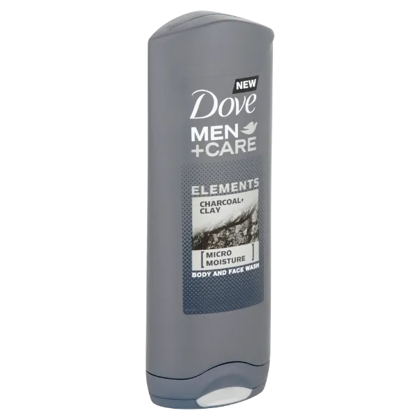 Dove Men+Care Elements Charcoal+Clay tusfürdő testre és arcra 250 ml termékhez kapcsolódó kép
