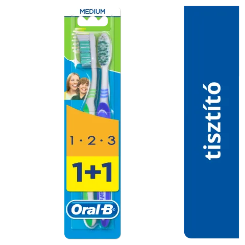 Oral-B 3 Effect Medium Manuális Fogkefe, 2 Db termékhez kapcsolódó kép