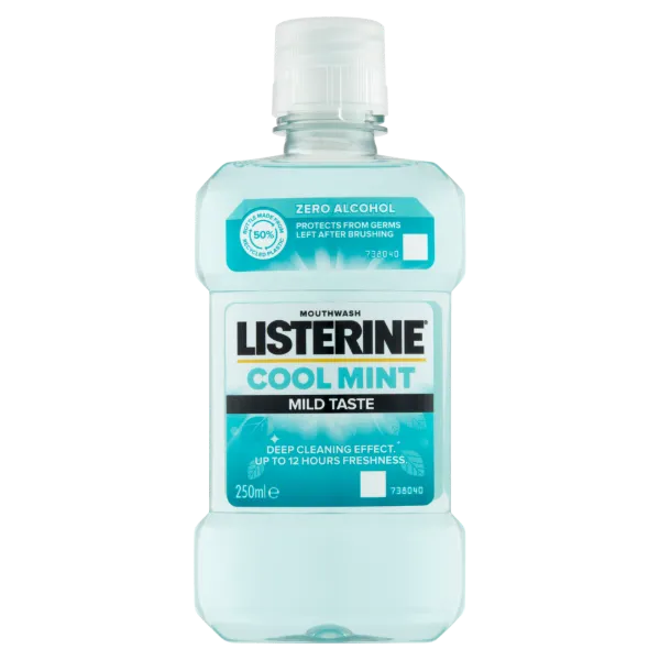 Listerine Cool Mint Mild Taste szájvíz 250 ml termékhez kapcsolódó kép