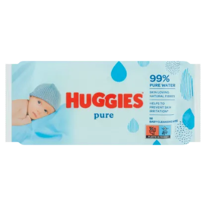 Huggies Pure tisztító babakendők 56 db termékhez kapcsolódó kép